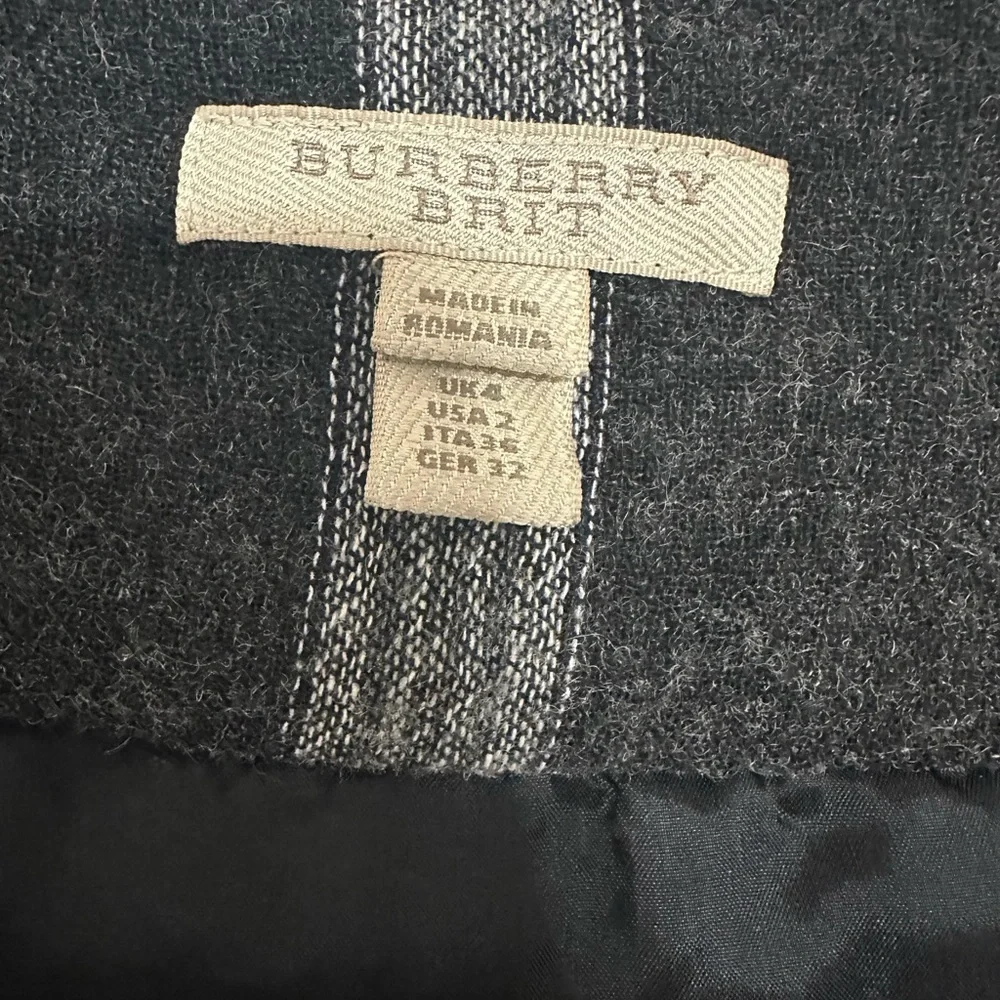 Burberry Brit Grey Nova Check Tie-Neck Dress - Picture 4 of 15